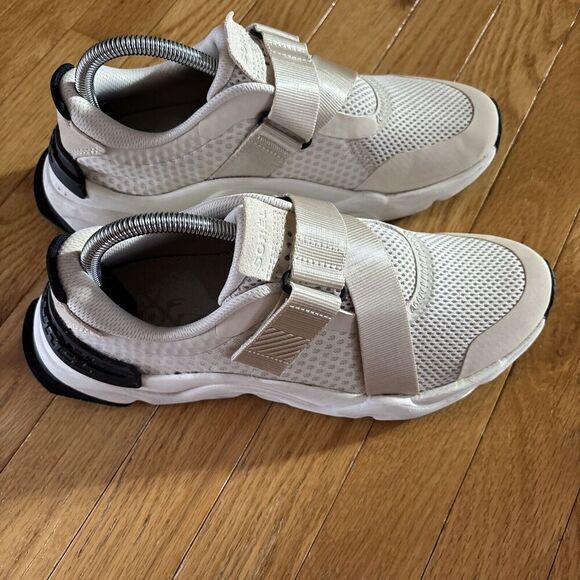 Sorel Kinetic Women's 8.5 Renegade Strap Sneakers Shoes White Walking - Picture 3 of 12